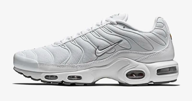 white Nike Air Max TNs trainers